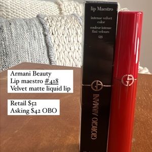 Armani beauty lip maestro 418